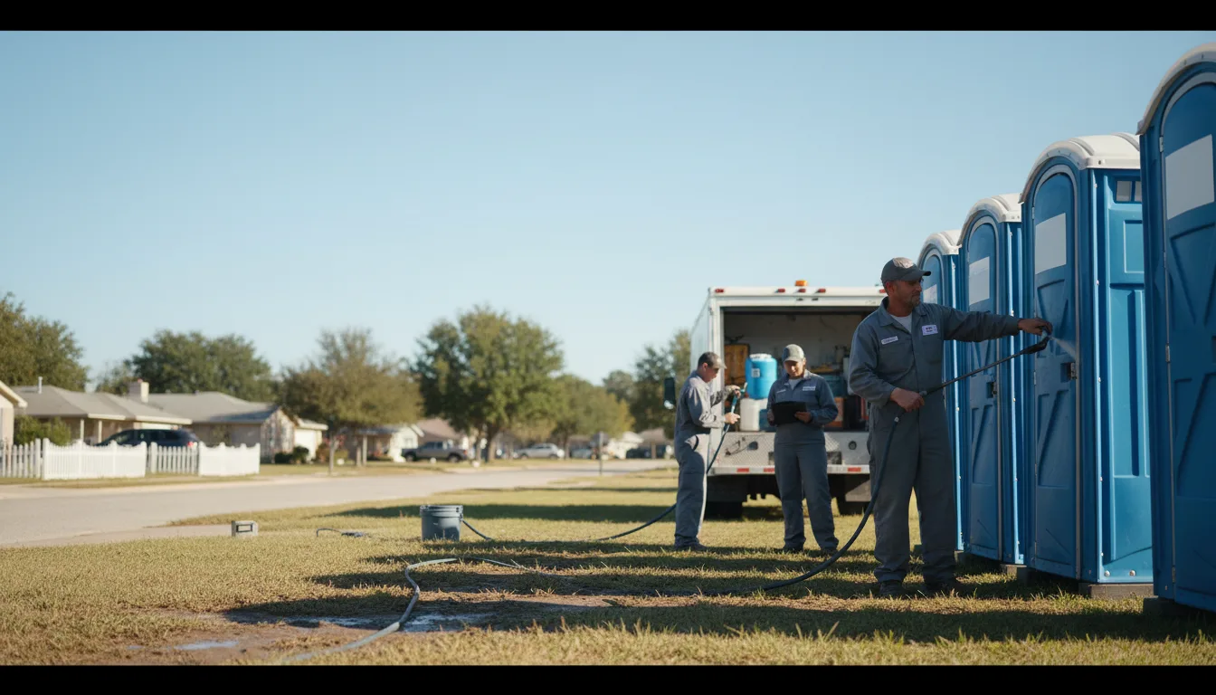 Long-Term Portable Toilet Rental in Johnston, IA near me